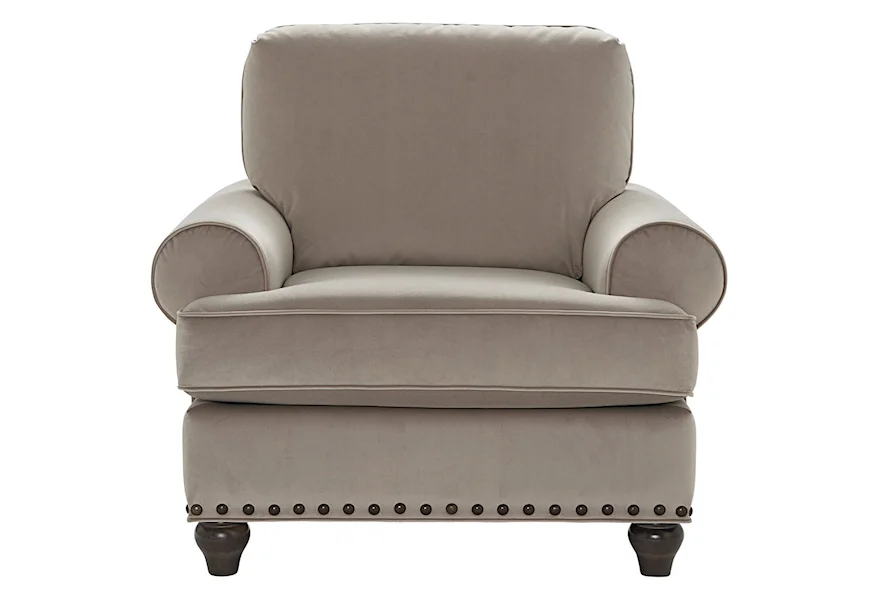 Custom Upholstery Customizable Chair by Bassett at Esprit Decor Home Furnishings